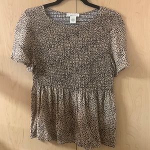 Urban romantic cheetah print shirt